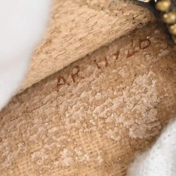 LOUIS VUITTON LV Logo Bucket GM Pouch Bag Monogram Leather Brown Gold 05EF828 - Picture 13 of 13